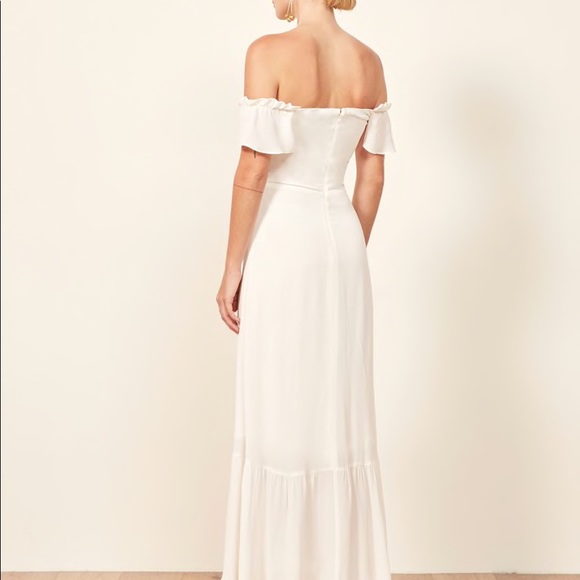 🌟HOT🌟Reformation Butterfly Dress Ivory - Picture 5 of 9